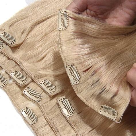 In most hair extension kits, this will be your longest weft. Nadula Cheap Real Remy Human Hair Extensions Clip In Full ...