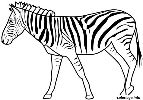 Coloriage Zebre Dessin Animaux à Imprimer