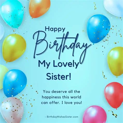 Birthday Wishes For Sister Images Download Gail Paulie