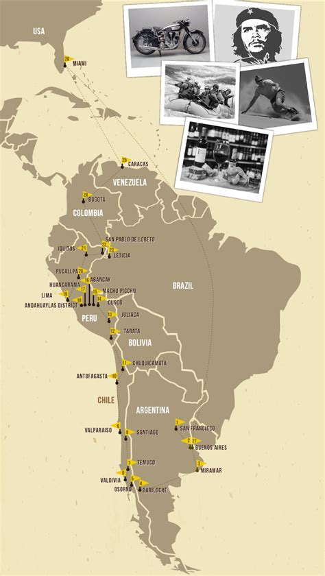 Diarios De Motocicleta Mapa