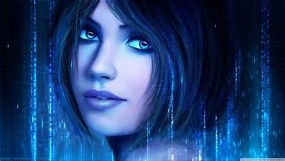Cortana Windows Wallpapers Desktop Halo Face Ai