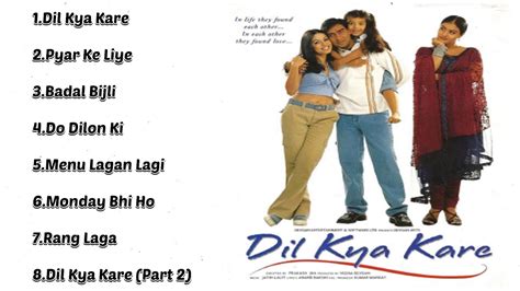 Dil Kya Kare Movie All Songs Jukebox Audio Album Kajol Ajay Devgan