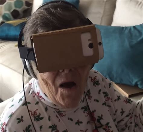 Grandma Experiences Virtual Reality For The First Time And She Is So Here For It — Video