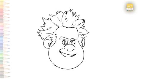 Wreck It Ralph Easy Drawing Videos Easy Cartoon Drawings How To Draw