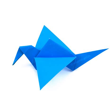 How To Make An Origami Flapping Bird Folding Instructions Origami Guide