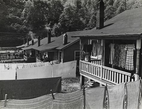 Laundry Hanging Out To Dry In Coal Mining Town Lundale Wv The
