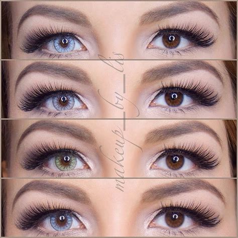 Best Colored Contact Lenses For Dark Brown Eyes Ideas