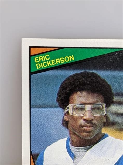 1984 Topps 280 Eric Dickerson Rookie Card Elite Collectibles