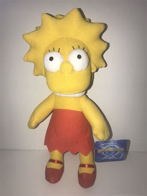 Universal Studios The Simpsons Lisa Doll Plush 13 New With Tag