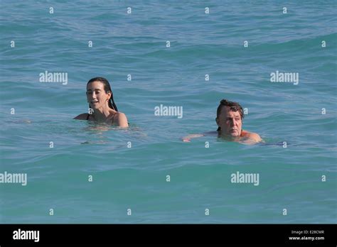Paul Mccartney And Wife Nancy Shevell Enjoying Their Holiday At Salines Beach In Saint