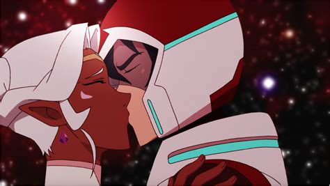 Keith And Princess Allura Sharing A Romantic Kiss From Voltron Legendary Defender Voltron