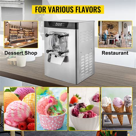 Vevor Commercial Ice Cream Machine 1400w 2053 Gph Hard Serve Ice