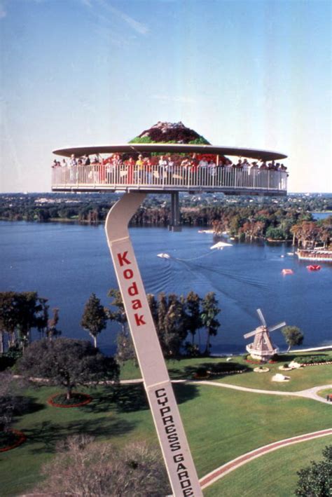 Florida Memory View Of The Island In The Sky Amusement Ride At The