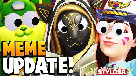 The Overwatch April Fools Meme Update Googly Eyes Are Back Youtube