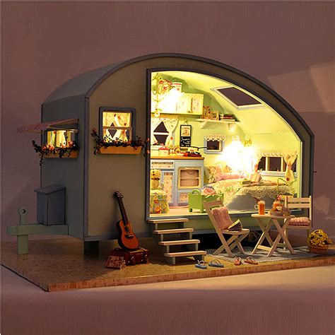 Now you can shop for it and enjoy a good deal on aliexpress! Cuteroom DIY Wooden Dollhouse Miniature Kit Doll house LED ...