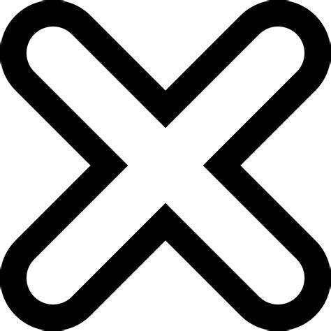 Download Wrong Cross Symbol Full Size Png Image Pngki