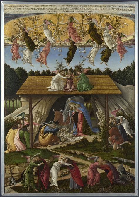 Mystic Nativity Painting By Raphael Sanzio Fine Art America