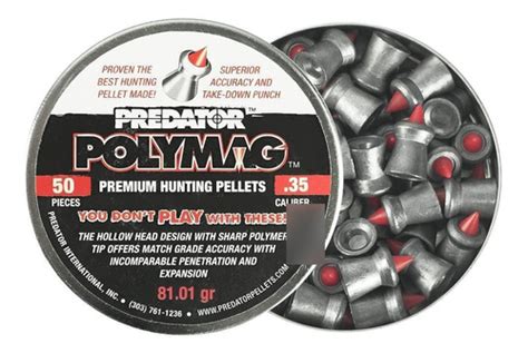 Chumbinho Carabina 35 Predator Polymag Lata 50 Unidades 9mm