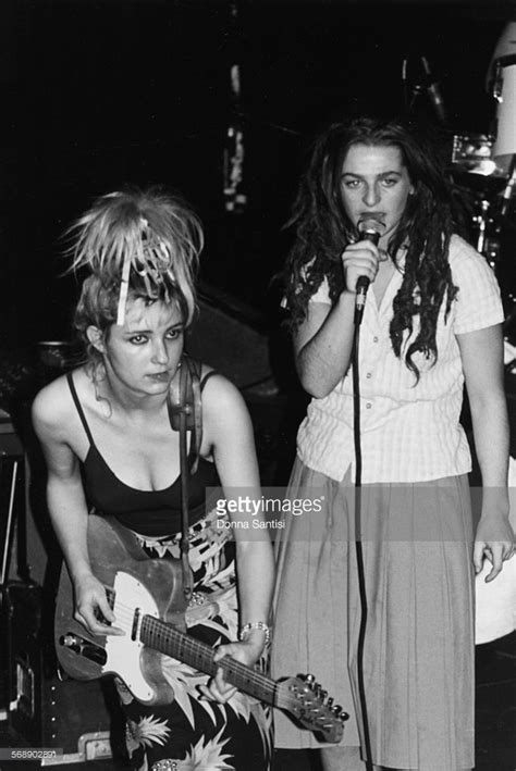 Musicians Ari Up Right And Viv Albertine With Their Band The Slits On Stage Punk Girl