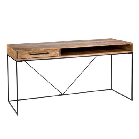 Modern Solid Wood 60 Executive Desk With Drawer