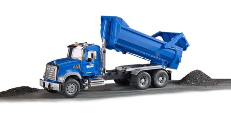 Bruder Mack Granite Halfpipe Dump Construction Truck Kids Toy Model