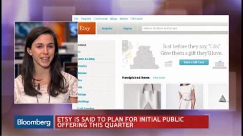 Watch Etsy Ipo Could Raise 300 Million Bloomberg