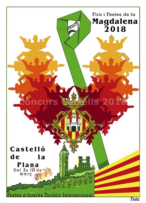 Cartel Finalista 2018 Festa Carteles De Fiesta Magdalena Cartel