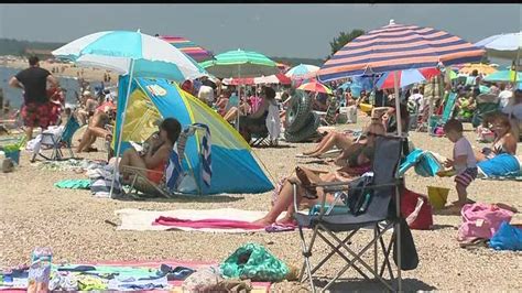 Beach Goers Pack State Parks YouTube