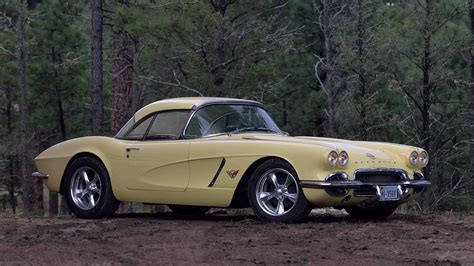 1962 Chevrolet Corvette C1 Convertible Cars Yellow Wallpapers Hd