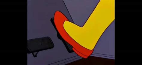 Marge Simpson Orange Shoe Pedal Pumping 3 By Pacotin04 On Deviantart