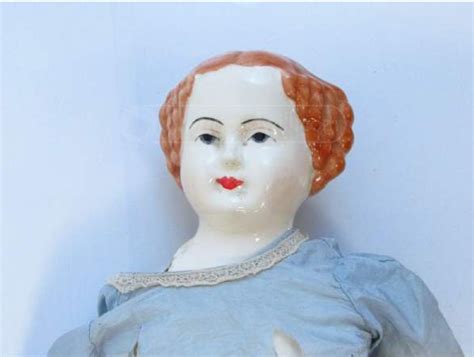 Antique China Doll 22 Red Hair Collectors Weekly