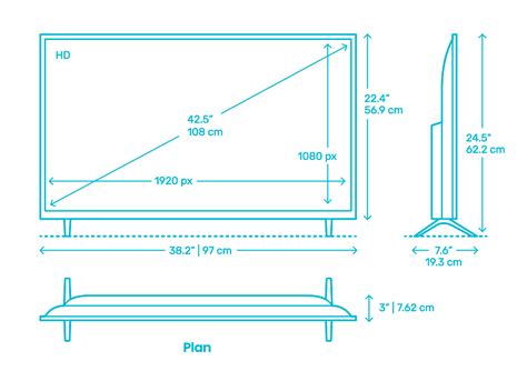 Televisions Tvs Dimensions And Drawings