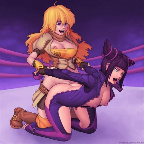 Yang Vs Juri By Demimond23 The Rwby Hentai Collection Volume One