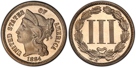 1884 3CN, CAM (Proof) Three Cent Nickel - PCGS CoinFacts