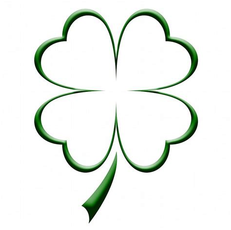 Four Leaf Clover Drawing Luck Png Clipart Artwork Celtic Knot