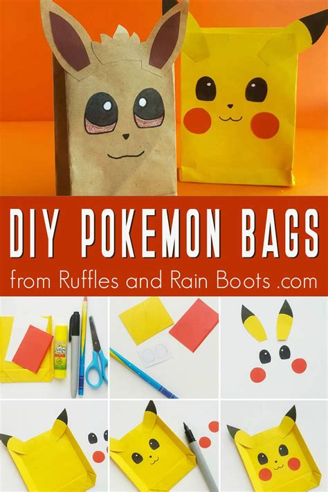 How Simple But Adorable Are These Pikachu Party Bags For A Pokemon
