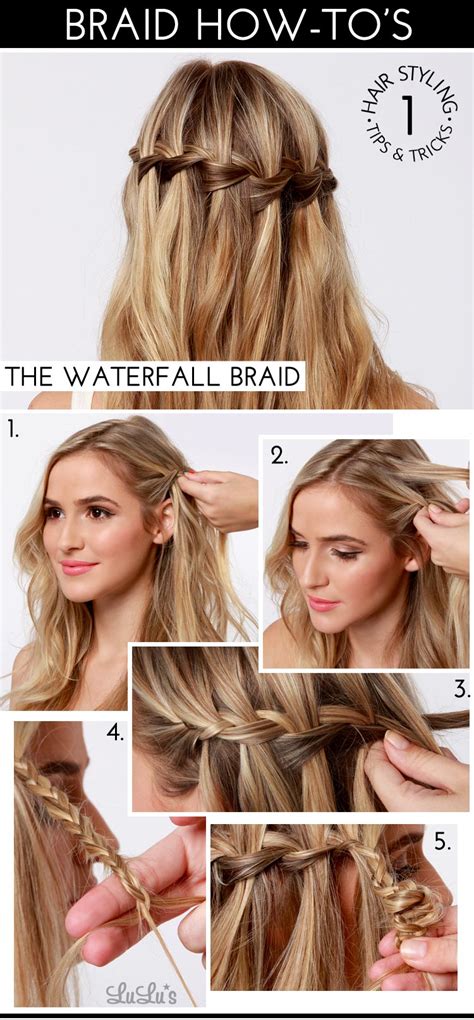 Learn how to waterfall braid short hair from professional stylist joy la rosa in this howcast short hair tutorial for women. How-To: Waterfall Braid