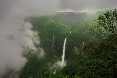 nohkalikai waterfalls in cherrapunji the waterfall that took a leap of faith