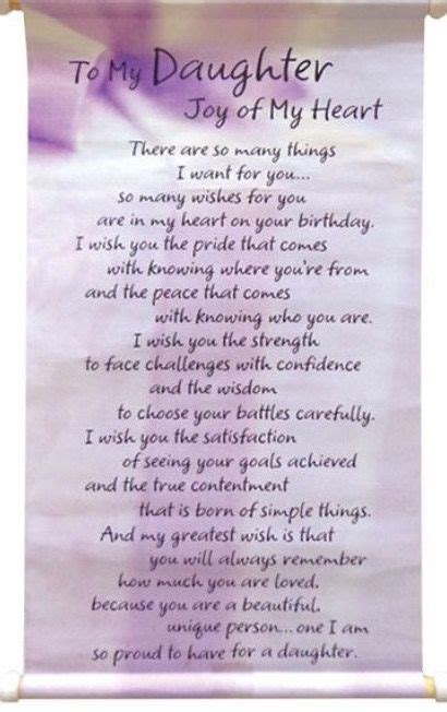 Happy Birthday Daughter Poem From Dad Marcelle Ralston
