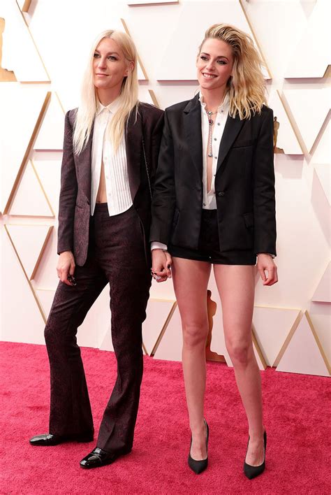 Kristen Stewart And Dylan Meyer Stun On Oscars 2022 Red Carpet