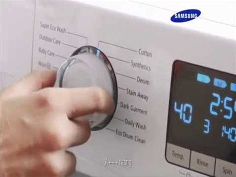 SAMSUNG ECOBUBBLE WASHING MACHINE UK AD 2013 - YouTube