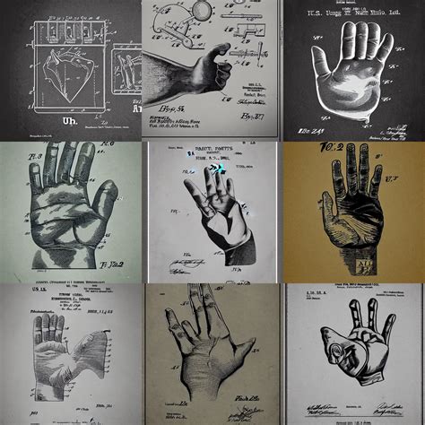 US patent for a new gang sign | Stable Diffusion