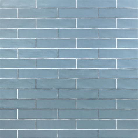 Ivy Hill Tile Strait Blue 3 In X 12 In 8 Mm Matte Ceramic Subway Wall