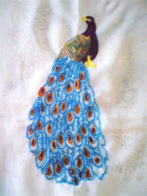 Free patterns for hand embroidery! Sadala's Embroidery: Peacock:My dream project