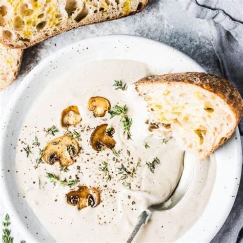 Cashew Cream Of Mushroom Soup The Endless Meal®