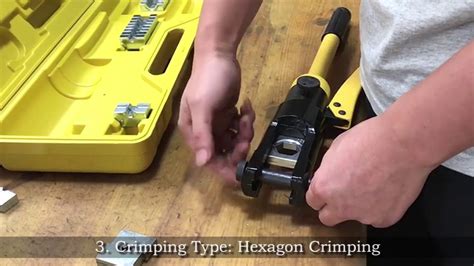 Improved 16 Ton Hydraulic Wire Battery Cable Lug Terminal Crimper With