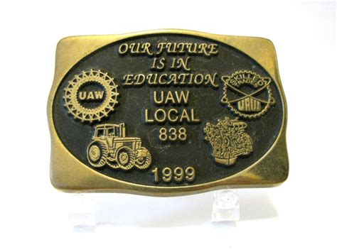 1999 John Deere Uaw Local Union 838 Logos Tractor And Engine Etsy