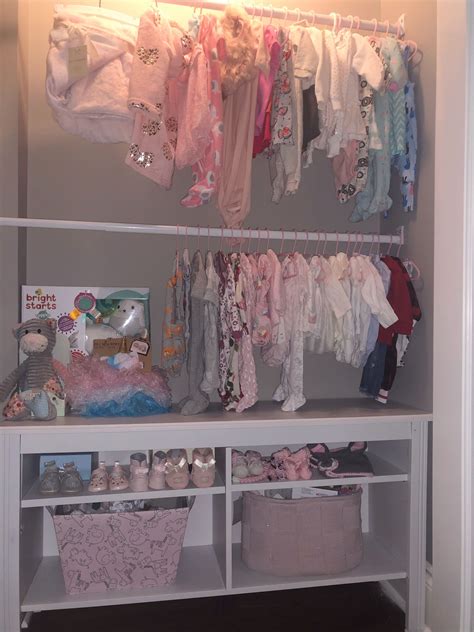Baby girl Nursery closet | Baby girls nursery, Nursery closet, Girl nursery