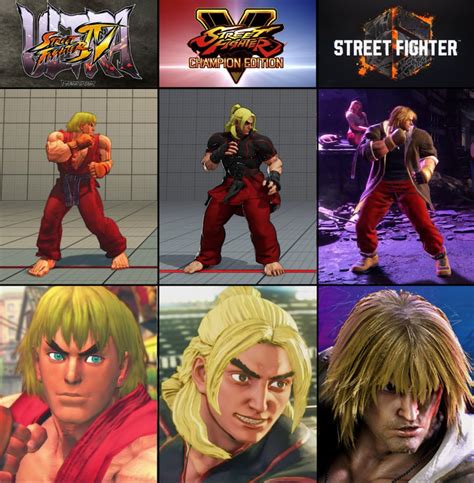 Fighting Games Daily On Twitter Street Fighter 6 Ken Comparison🧐
