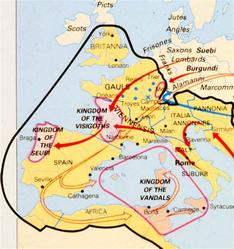 The Roman Empire And The Germanic Tribes 285
